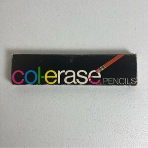 11 Vintage Col-erase Blue Pencils 1276 USA Firm Thin Diameter Lead